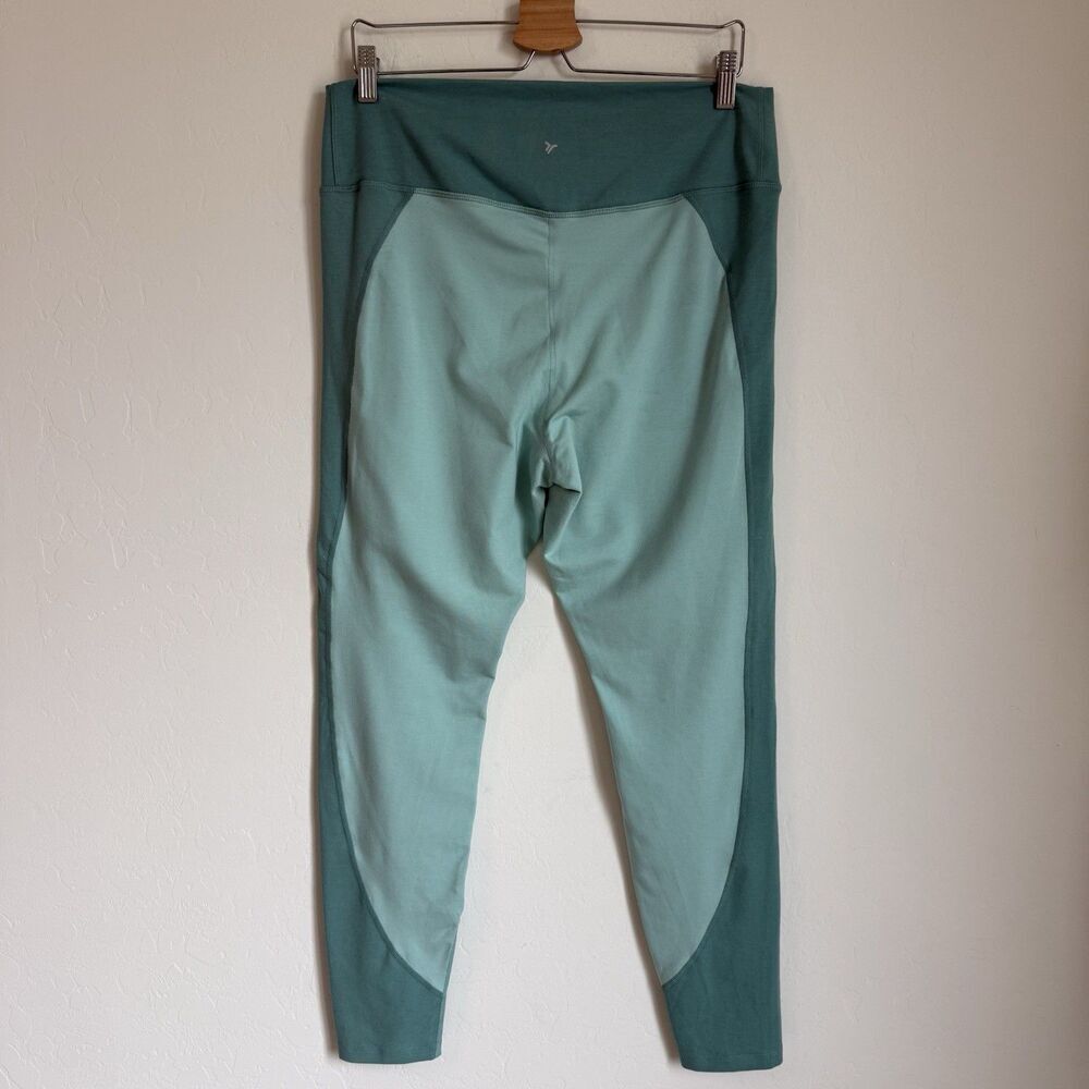 Old Navy Active XL High-Waisted PowerChill Two-Tone Compression Legging Yoga Gym - Picture 7 of 15